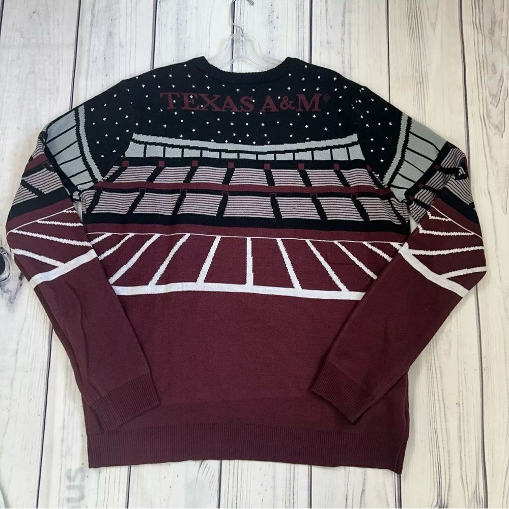 Texas A&M Aggies College Football Ugly Christmas Sweater Lights Up Size XL Party - Picture 7 of 9